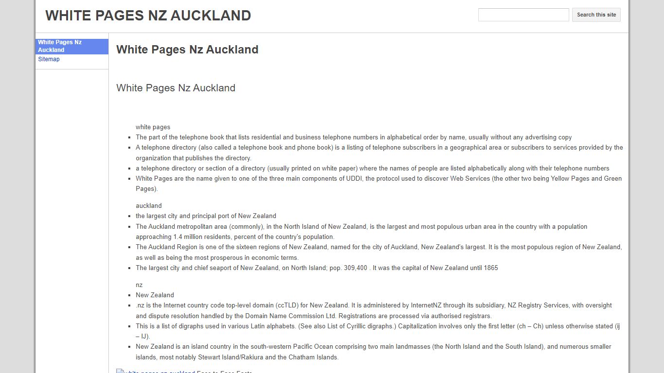 WHITE PAGES NZ AUCKLAND - Google